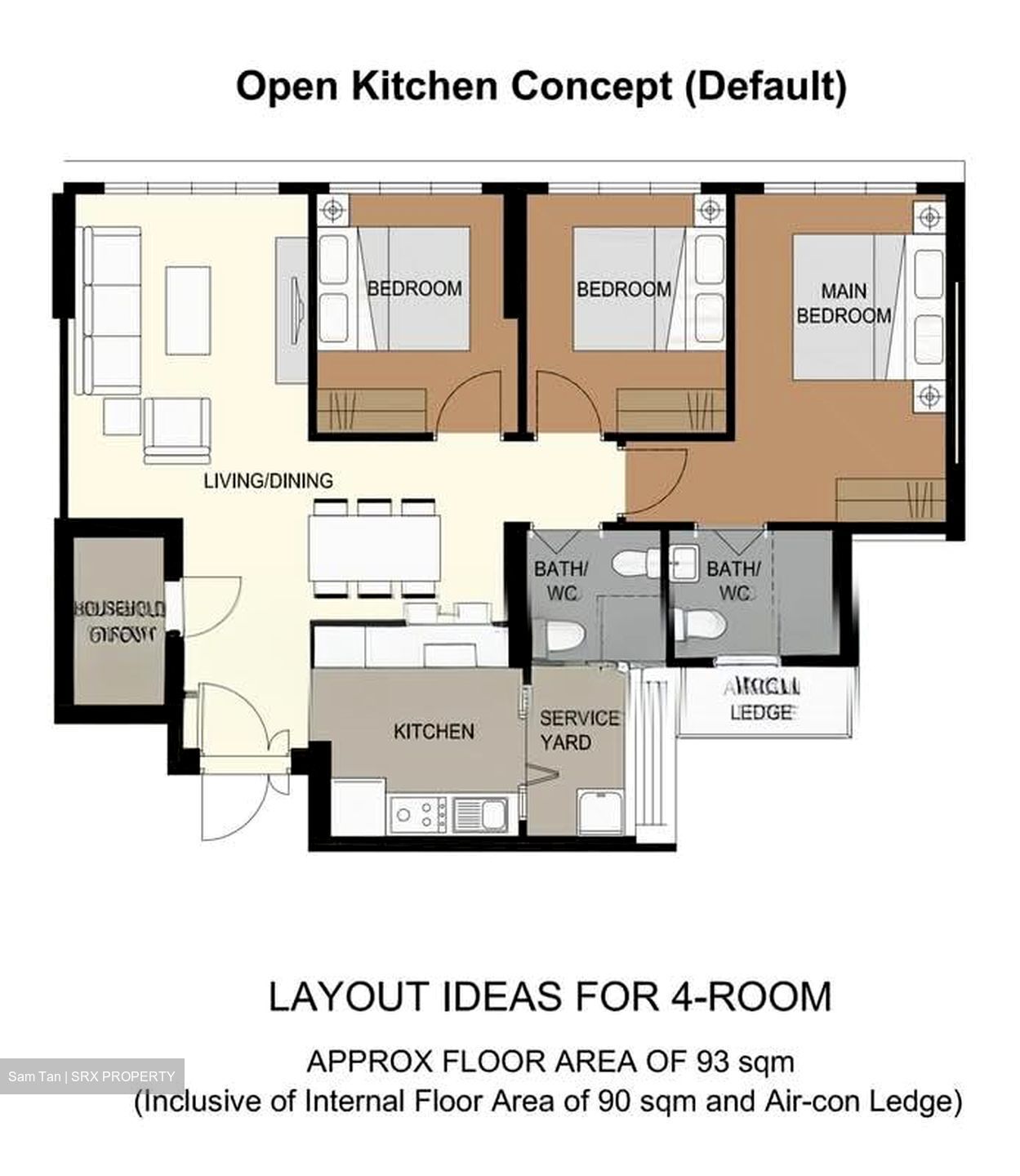 Blk 621A Tampines Greenverge (Tampines), HDB 4 Rooms #564131231